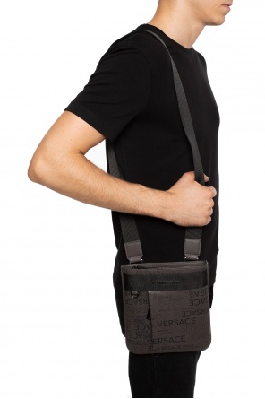 Patterned shoulder bag with logo, zdjęcie 2 Patterned shoulder bag with logo od Versace Jeans